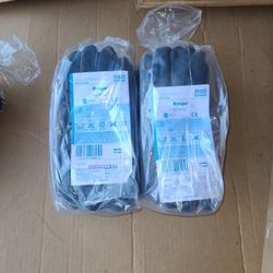 24 PAIRS Ansell Edge 40-105 (SIZE: 8) 40105 Oily Grip Nitrile Work Gloves (HR)