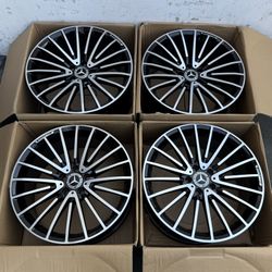 19” New Staggered Set AMG Style Wheels Rims For Mercedes Benz 19x8.5/9.5 Fits CLA250 C250 5x112