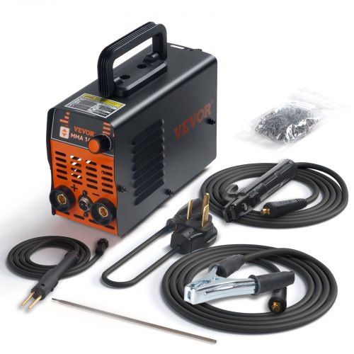 VEVOR Stick Welder, 140Amp Stick & Plastic ARC Welder Machine, 110/220V Hot Stapler with Hot Start Arc Force Anti-Stick, Plastic Welding Kit Car Bumpe
