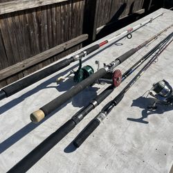 Random Variety of Fishing Rods/reels