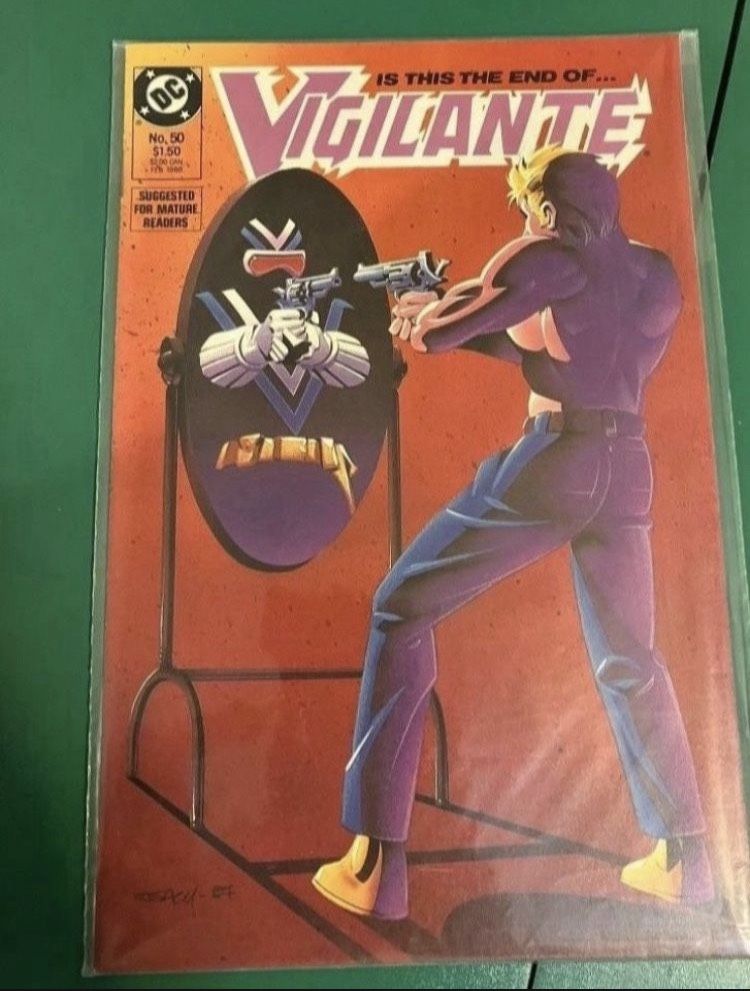 1988 The Vigilante #50 Comic Book Final Issue (Peacemaker) for Sale in ...