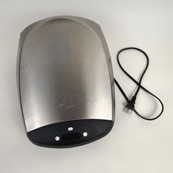 George Foreman Lean Mean Fat Reducing Grilling Machine Silver GR26SBTMR