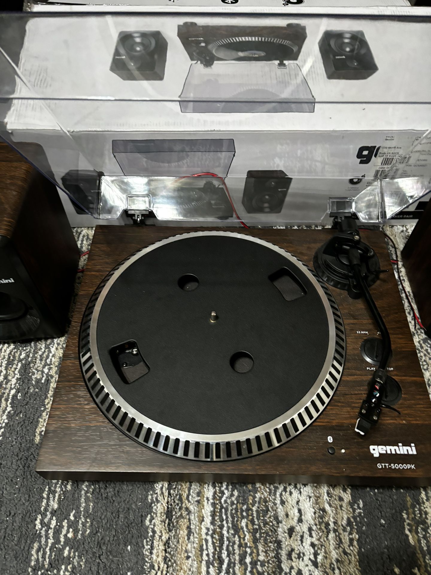 Gemini Turntable! Speakers Included,All Products : American Fashion Style Bags On Sale