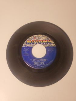 Vintage Four Tops 7" Vinyl Record Single 45 RPM Motown Untested