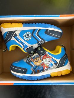 NEW Paw Patrol Light-Up Sneakers -  Chase & Marshall Size 9T