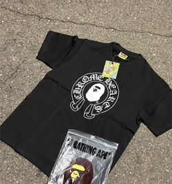 Bape shirt (black chrome heart)