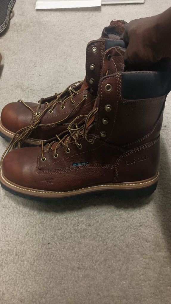 Carolina Work Boots Leather