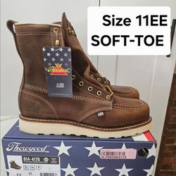 Thorogood Soft Toe Work Boots Size 11EE