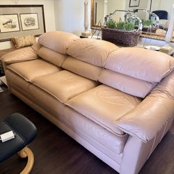 Designer Arizona Leather Interiors Sofa couch 