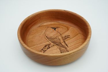 Cherry wood candy/fruit bowl