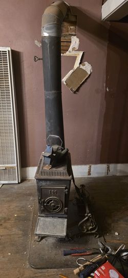 Vintage wood burning stove 