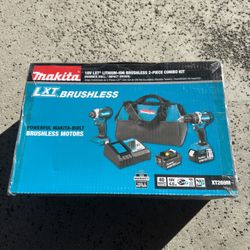 Makita 18V LXT® LITHIUM-ION BRUSHLESS 2-PIECE COMBO KIT (HAMMER DRILL / IMPACT DRIVER)  Brand new not opened 