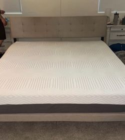 Bed frame and mattress