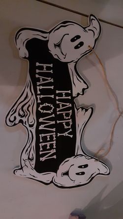 Halloween door hanging