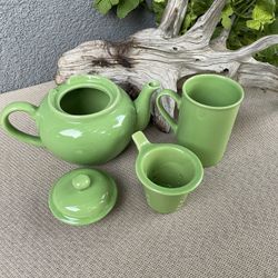 Old Amsterdam Porcelain Work Teapot