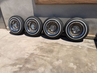 13x7 Spoke Wire Wheels