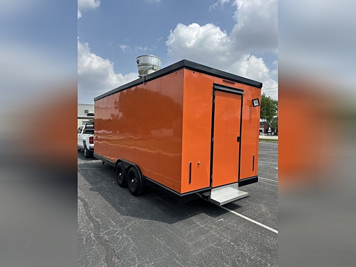 2025 Nurman Food Truck Trailer 8x20 Orange