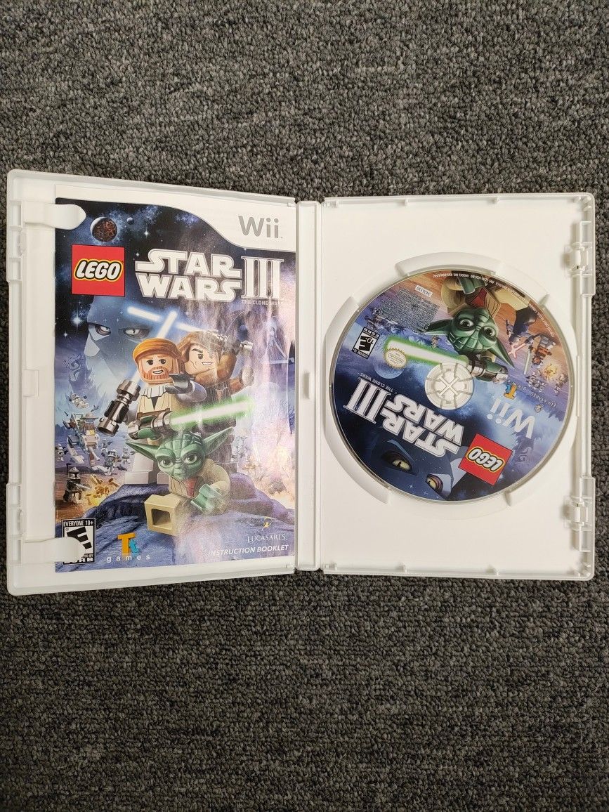 Lego Star Wars 3 Wii Game CIB