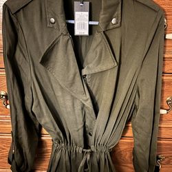BRAND NEW Mossimo Jacket Size Small Olive Green.