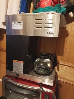 Bunns commercial grade coffee maker $249 no less