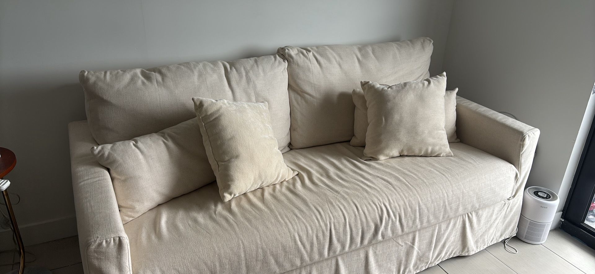 Ikea beige Sleeper sofa