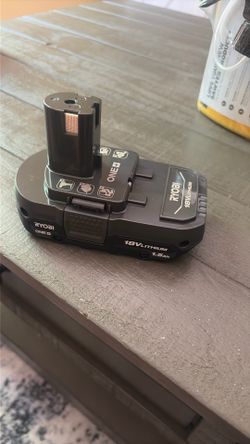 New ryobi 18v lithium 1.5Ah battery