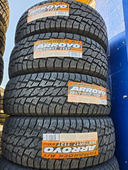265 70 17 Arroyo Tires Con 50,000 millas de Garantía