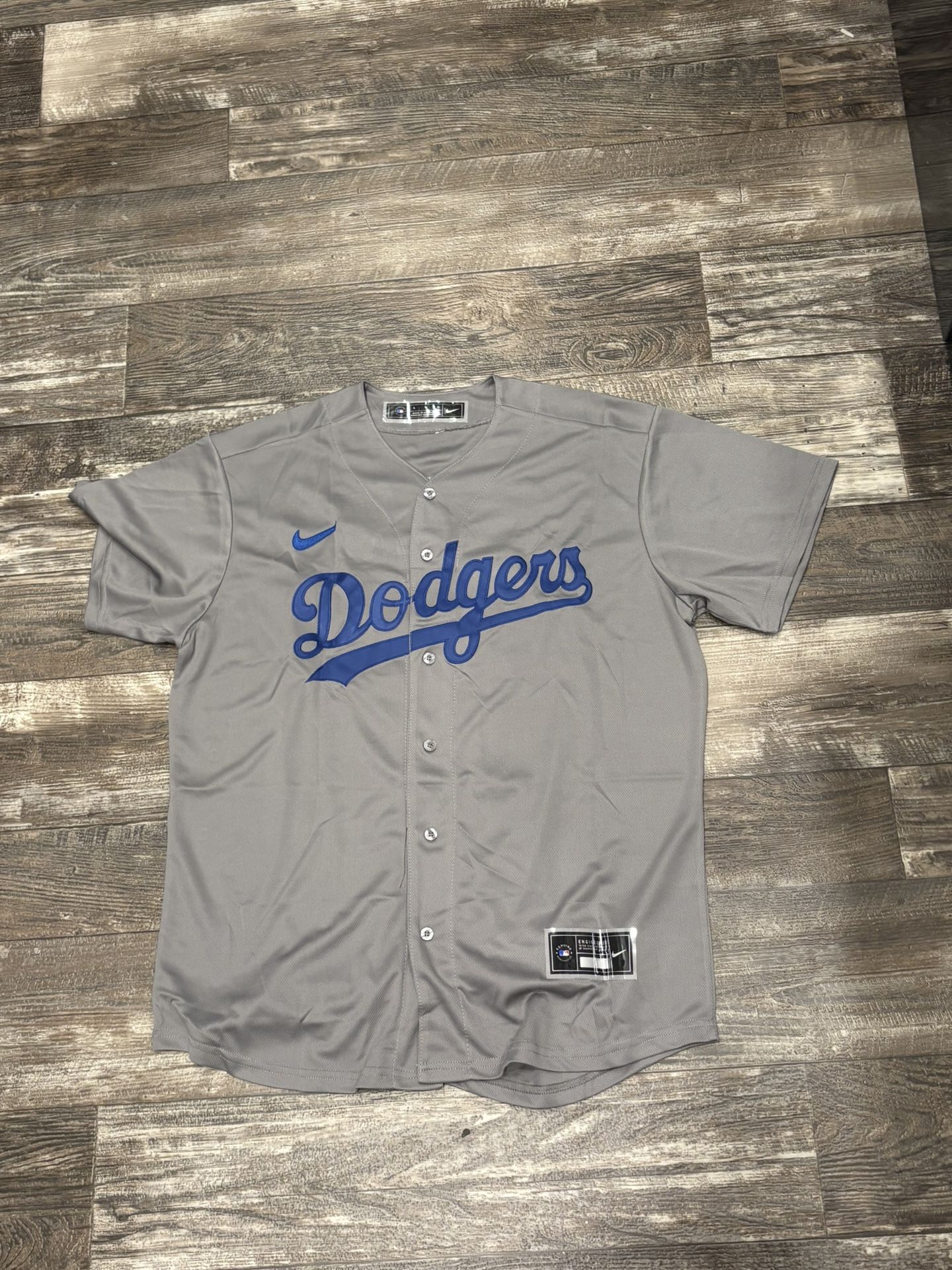 Shohei Ohtani (all Sizes) gray, and blue Los Angeles Dodgers alternate baseball jersey
