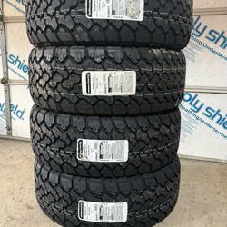 (4) - 275/55/20 General Grabber A/TX Tires