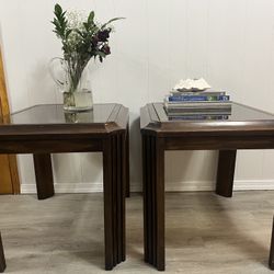 Two Twin End Tables