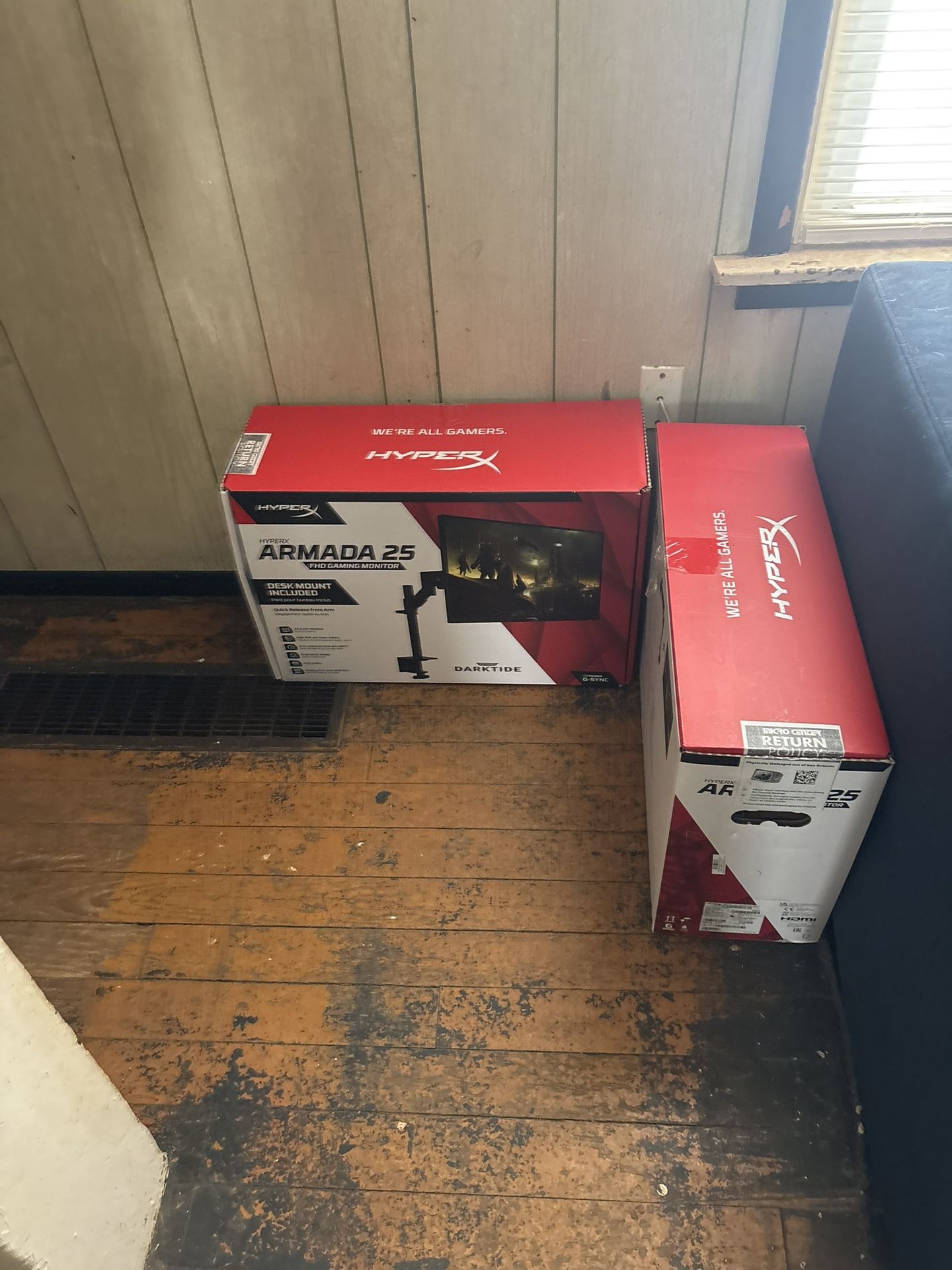 Hyperx Armada 25in Gaming Monitors 240hz
