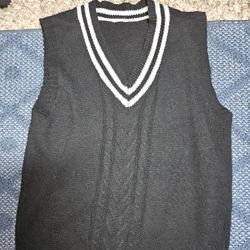 Black Sweater Vest
