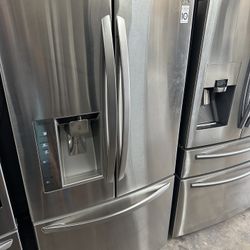 🌆🎉LG Refrigerator Stainless Steel Nice 💯🌆