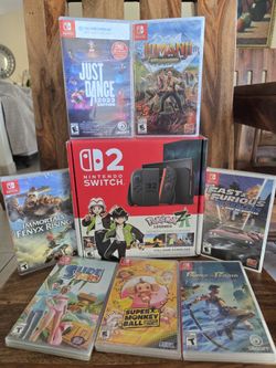 NINTENDO SWITCH 2 MEGABUNDLE - 8 GAMES (NO TRADES, BRAND NEW)