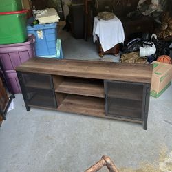 Brown /black Tv Stand 