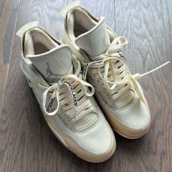 Off White 4s snail Sz 8.5 M