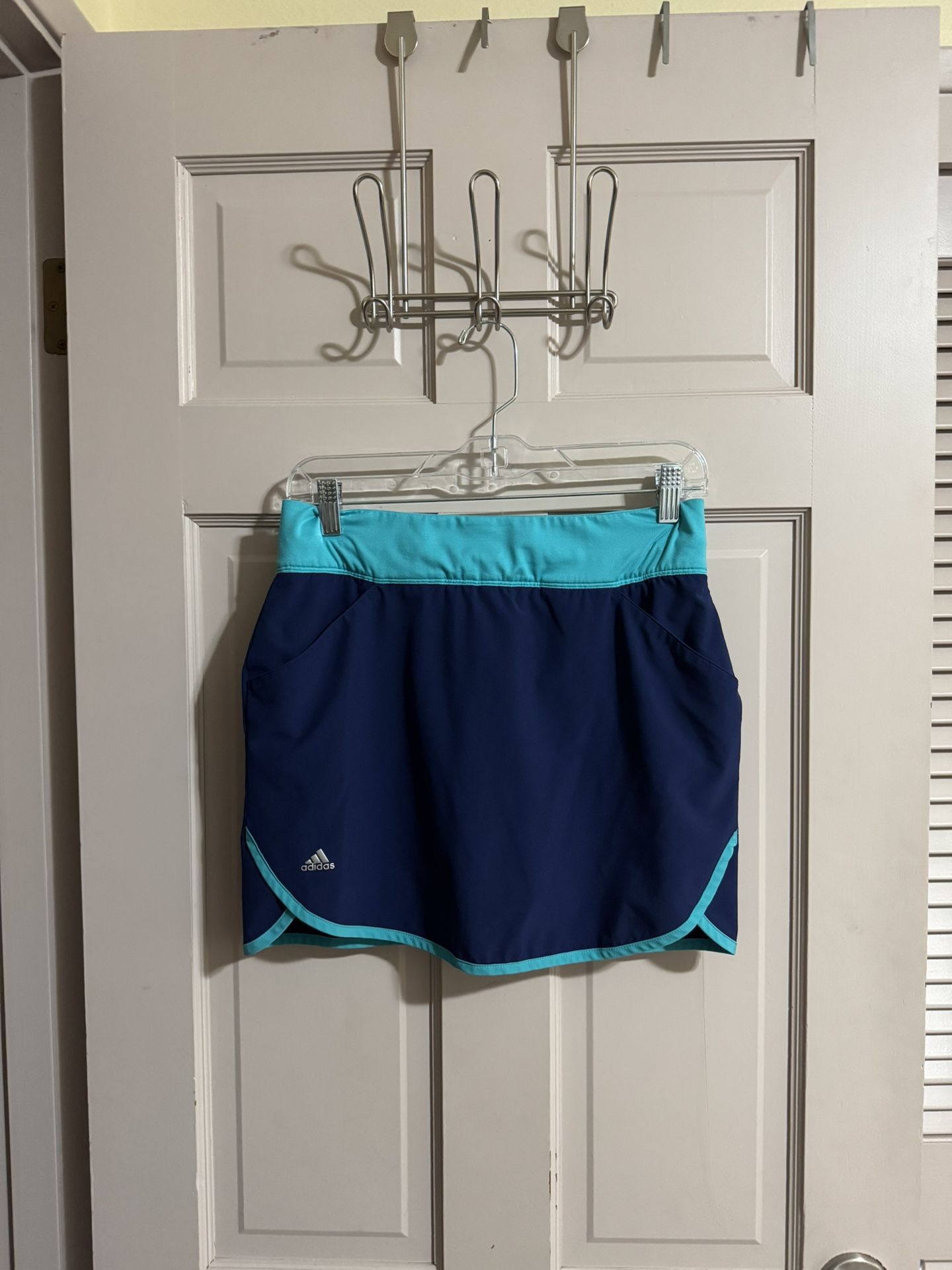 Adidas Golf Rangewear Women's Skort Skirt Stretch Pockets Blue Size XS