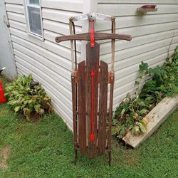 Rare Model # 51 J Flexible Flyer Vintage Sled 