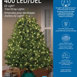 GE 400 led EZ light tree wrap christmas holiday lights