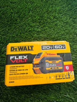 DEWALT FLEXVOLT 20V/60V MAX Lithium-Ion 6.0Ah Battery