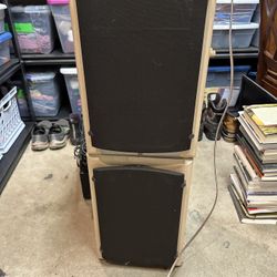 2 JBL S38BE Speakers & Sony Receiver/Amp