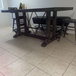 Wooden Kitchen Table