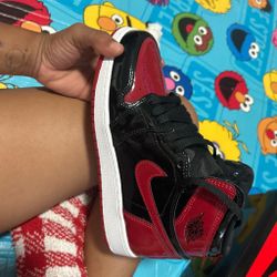 Red and black. Size 5and half