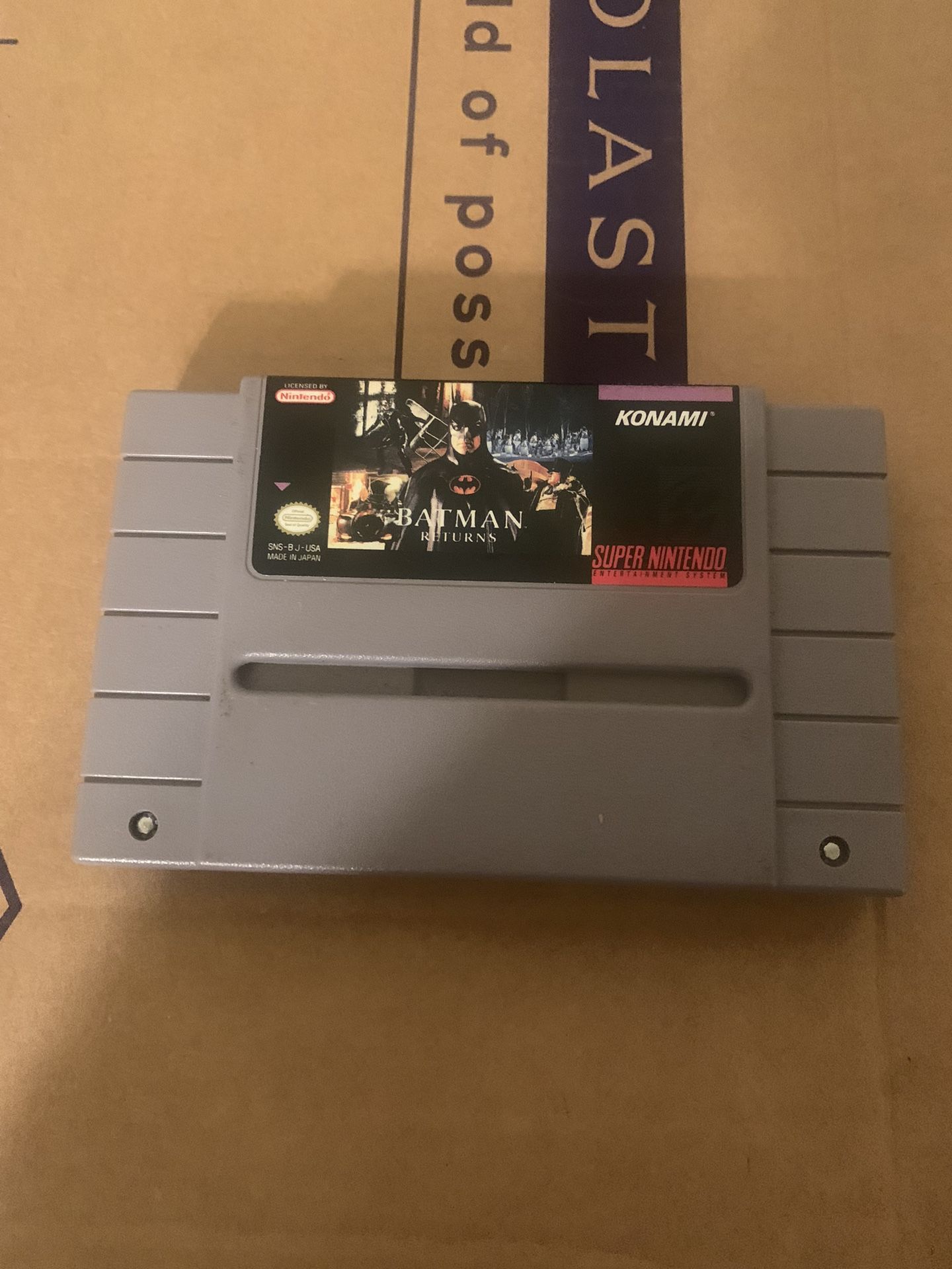 Super Nintendo Snes Batman Returns