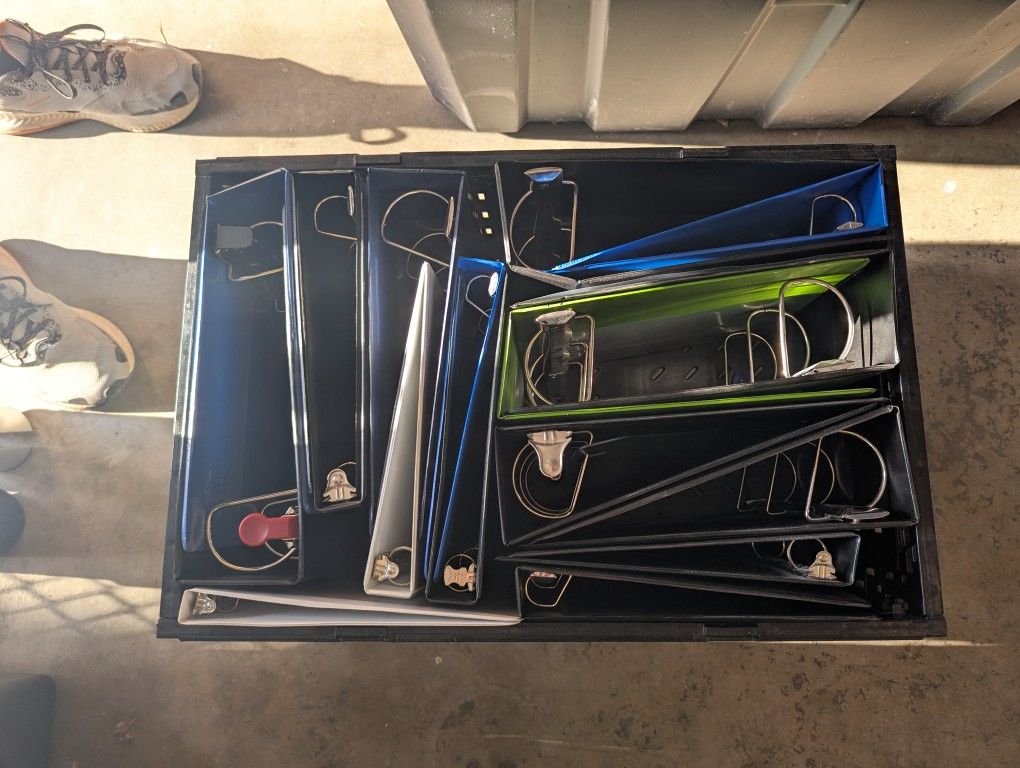 Lot of 17 3-Ring Binders