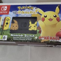 Nintendo Switch LETS GO POKEMON LIMITED EDITION CONSOLE BARELY USED