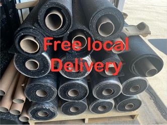 Rubber Flooring Rolls Black multi Speckled