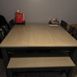 Table Chairs & Bench