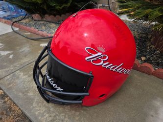 Budweiser football helmet