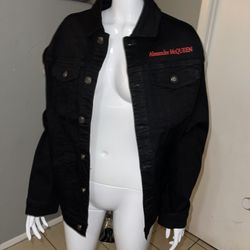 🚨🚨Black Alexander McQueen Denim Jacket🚨🚨